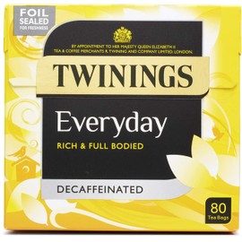 Twinings Everyday Black Tea Decaffeinated, Pack of 80