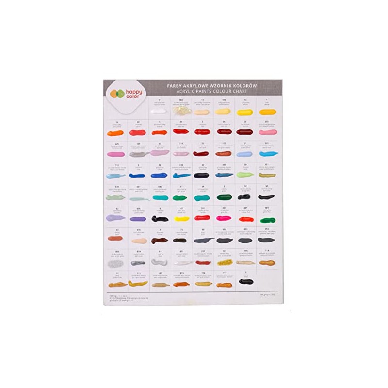 Happy Color Acrylic paint 75 ml, yellow