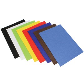 Bright Ideas Felt Square Sheets PK48 A4 in Size, 1.4mm Soft Thick Felt for Textile Fabrics DIY Craftwork Sewing Patchwork, Arts and Crafts, 48 Colour Sheets in 8 Assorted Colours. BI7972.
