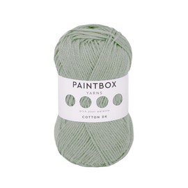 Paintbox Yarns 100% Cotton DK Yarn 1.76oz (50g), 137 Yards (125m) - Seafoam Blue Wool for Crochet, Knitting - Soft, Lightweight Double Knit Yarn for Clothes