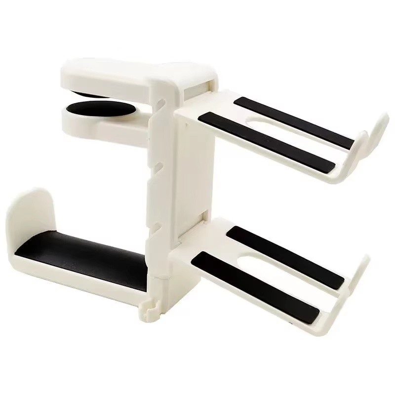 2-in-1 Headphone and Controller Holder for Gaming Desks – Rotating
