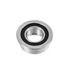 sourcing map MF105-2RS Flanged Ball Bearing 5x10x4mm Double Sealed Chrome