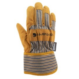Carhartt Men's Insulated Suede Work Glove with Safety Cuff, Brown, X-Large