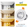 CXWV 3 Inch LED Recessed Downlight, 5W COB Ceiling Light