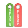 SynMe 2 Bitte KLOPFEN/KEIN ZUTRITT Door Handle Signs - 270