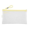 Raymei Kept KDF6032 LY Luminous Yellow Clear Pencil Case