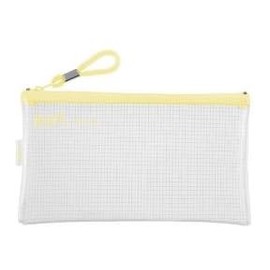Raymei Kept KDF6032 LY Luminous Yellow Clear Pencil Case