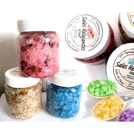 Bio Belleza y salud 5 Pzas Sales Aromaticas Baño Tina Spa Relajante Pedicure