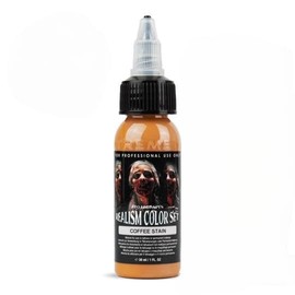 Xtreme Tattoo Ink, Versatile Medium Viscosity for Precision Tattooing, Rich Hue, Quick Healing, Acrylic-Free, Water Based, Highest Safety Stards - Ready-to-Use Tattoo Ink (Coffee Stain, 0.5 oz)