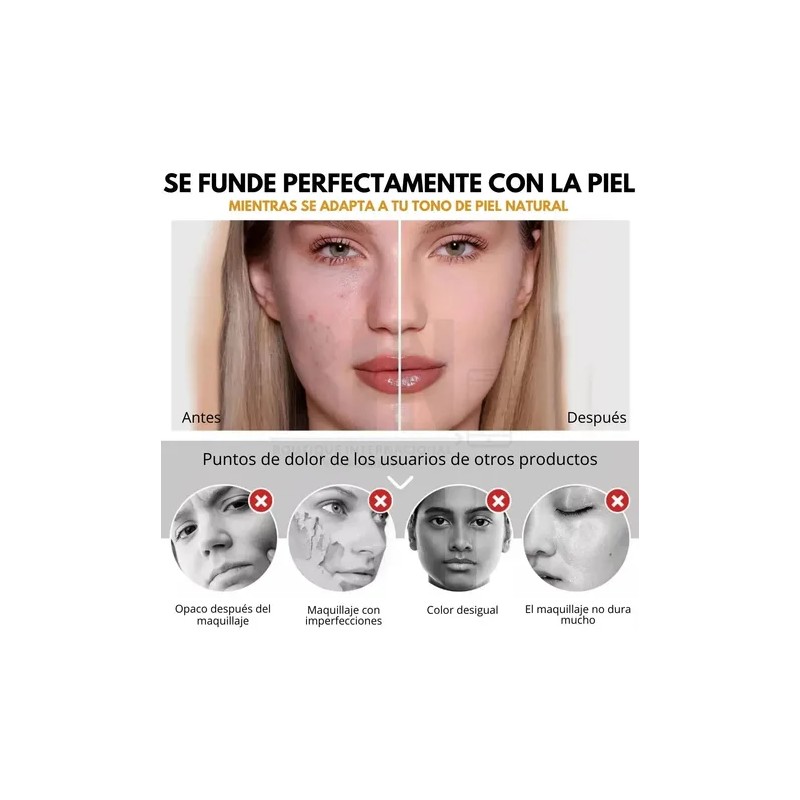 Base Líquida Cambia De Color Spf15 Kit 2 Piezas 2x30
