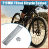 ACROPIX 36pcs 14G J Bend Bicycle Steel Spokes 215mm 8.46"