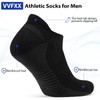 VVFXX Men's Socks 6 Pairs Low Cut Wicking Men's Athletic