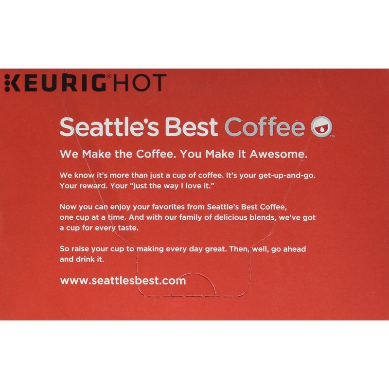Starbucks Seattle's Best Coffee Toasted Hazelnut K-Cup for Keurig Brewers,