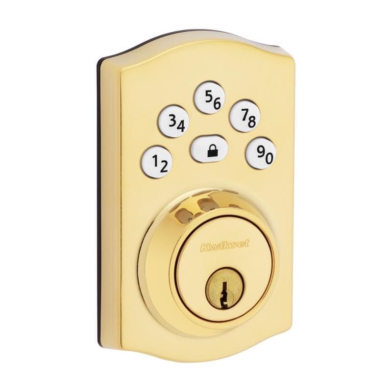 Kwikset 9240TRL-L03 Traditional Powerbolt Electronic SmartCode Deadbolt with RCAL Latch
