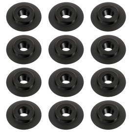 12 Pcs Replacement Cutter Wheel, Replacement Blades Tubing Cutter Wheel Replacement Cutter Wheels Tubing Cutter Spare Wheel Replacement Tube Cutting Tool Replacement Wheel For Tube Cutter (Black)