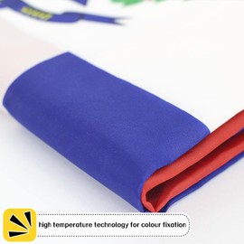 Dominican Republic Flag Large 3x5 Feet with 2 Brass Grommets Dominican National Flag For Party Festival Celebration Sport Activities Garden Home Indoor Outdoor Decoration - Vivid Color