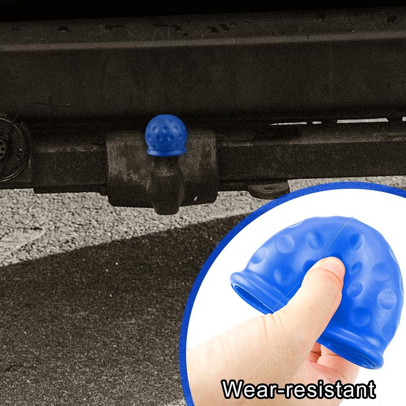 Jagowa Trailer Ball Head Cover - Soft Rubber Protection for