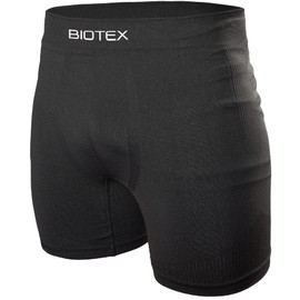 BIOTEX Bioflex Seamless Boxer fondello, Men's, Bioflex Seamless, 04 Nero