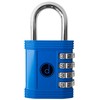 Padlock 4 Digit Combination Lock - for Gym School Locker,