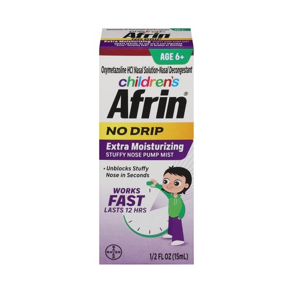 Afrin Afrin Childrens, Extra Moisturizing Stuffy Kids Nasal Spray Pump