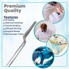 Precision Long Slim Tweezers with Very Fine Serrated Tips Stainless