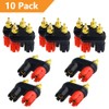 WMYCONGCONG 10 PCS Double 4mm Banana Plug Socket Connector Post