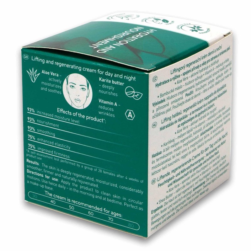 Regenerating and Lifting Day & Night cream with Aloe &