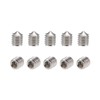 sourcing map Set of 40 M5 x 6 mm Hexagon