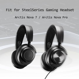 MJKOR Replacement Audio Cable Cord Compatible with SteelSeries Arctis Nova 7, Arctis Nova Pro Gaming Headset (Audio Cable, Black)