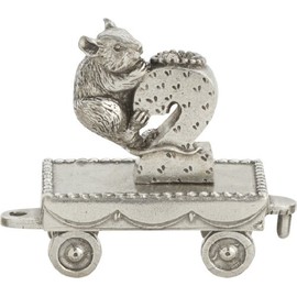 DANFORTH - Birthday Train Candleholder (2 - Mouse) - Handcrafted - Made in USA