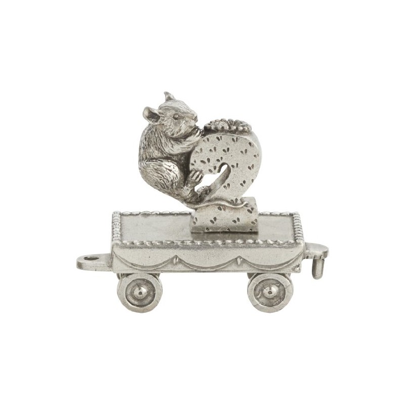DANFORTH - Birthday Train Candleholder (2 - Mouse) - Handcrafted