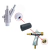 Fowecry 2 Pack 35X20X6mm Boron Carbide Air Sandblaster Nozzle Sandblasting