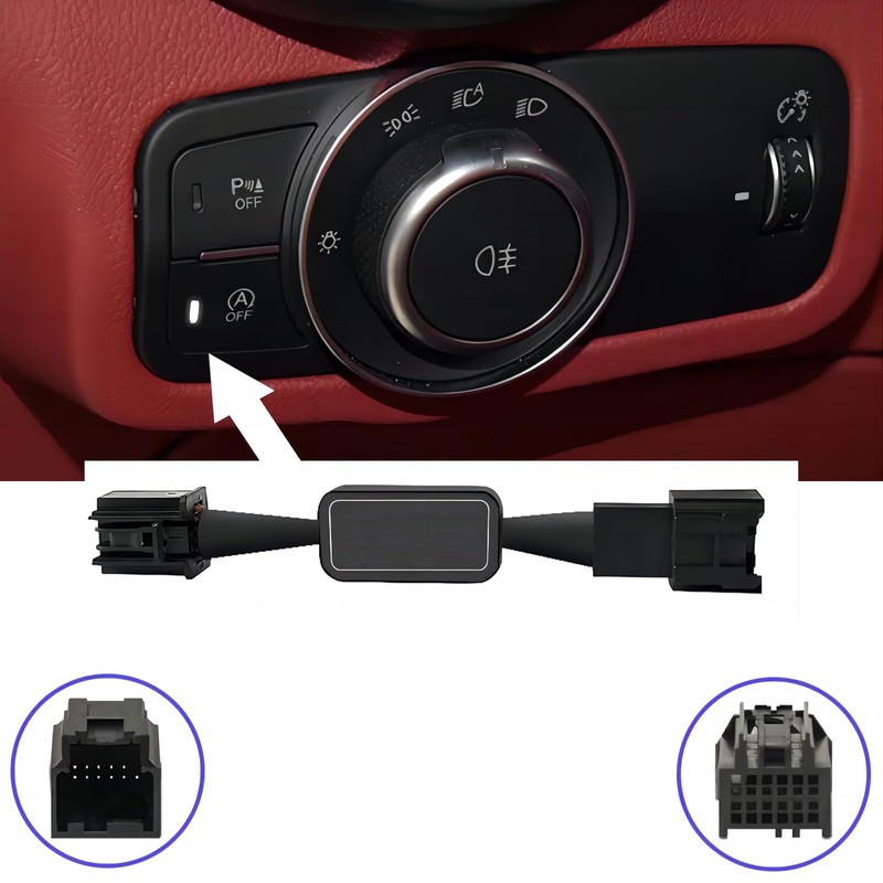 Auto Start Stop Delete/Disable/Eliminator Compatible with Alfa Romeo Giulia Stelvio