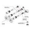 Plumb USA Generic Delta Shower Diverter Stem Unit, Also Works