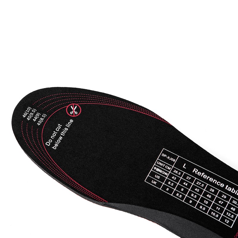 Electric Heated Insoles Rechargeable Winter Foot Warmers with Remote Control