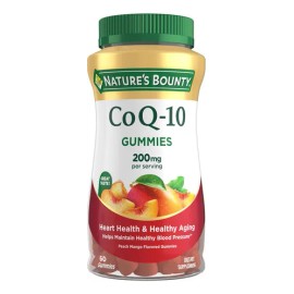 Coq10 200 Mg Nature's Bounty Melocotón Y Mango 60 Gomitas