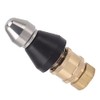 Domary Pressure Sewer Jetter Nozzle Stainless Steel G1/4 Adapter for