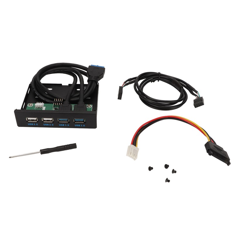 3.5 Inch Front Panel USB3.0 Hub High Speed 4 Port