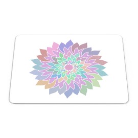 Bonamaison, Rechteck Pop Art Digital Bedruckt Mauspad, rutschfeste Unterseite, für Büro und Zuhause, Größe: 22x18 cm