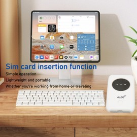 Tragbarer WLAN-Hotspot für Reisen, 4G 3G Mobiler WLAN-Hotspot, Entsperrtes WLAN-Routergerät mit SIM-Kartensteckplatz, Mobiler WLAN-Hotspot-Router für Unternehmen, Bis zu 10