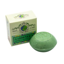 Famous Gardeners Honey Soap with exfoliating Bran & Oatmeal 100g by Elegance Natural Skin Care Triple Milled Hand made By Family Business