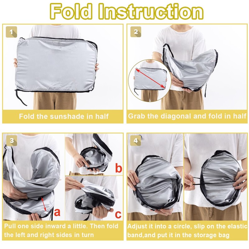 PIMCAR Windshield Sun Shade for 2023 2024 2025 Honda Accord,