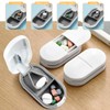Portable Pill Cutter, Pill Crusher with Stainless Steel Blade, Tablet