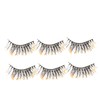 SAFIGLE 3 Pairs Glitter Fake Eyelashes for Women Natural False