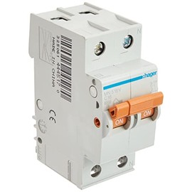 Hager M144697 – 1 Pole Circuit Breaker + Neutral Orange 16a