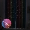 Anjee Star Curtains for Kids 2 in 1 Double Layer