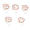 Gatuida 5pcs Earphone Cable Mic Control Flexible Headset Line for