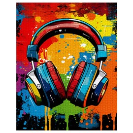 1000 Piece Jigsaw Puzzles for Adults Graffitic Building Painting Jigsaw Puzzle Succulent Plants Puzzles for Challenging Family Activity Game Cactus Art DIY Puzzle Wall Decor Landscape Gifts(Colorful)