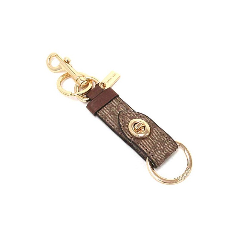 Coach F49314 GDKHA Key Holder COACH Outlet Signature Trigger Snap