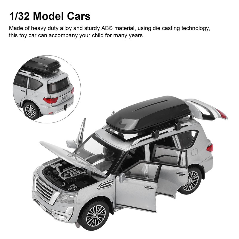 1/32 SUV Car Model Alloy Diecast Pull Back Vehicle Toys